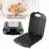 1400W Double Side Heater Electric Nut Walnut Cake Cookies Manufacturer Non-stick Kitchen Breakfast Machine(UK)