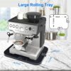 Vidafelic Two-Way Appliance Rolling Tray,8 Wheels Load 110LBS Extra Wide Sliding Tray Accessories for Heavy Duty Stand Mixer Air Fryer Coffee Mak
