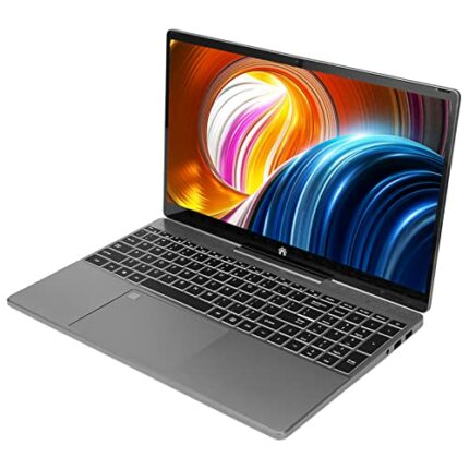 Aeun Business Laptop, 15.6in Touch Display Gravity Sensor 12GB DDR5 RAM Gaming Laptop 4096 Pressure Level for Family (12GB+256GB UK Plug)