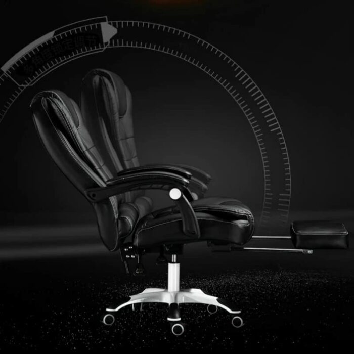 DINGZZ Office Chair Home Computer Chair PU Comfortable Swivel Gaming Chair Point Massage