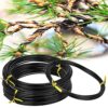 WUHECOME 3 Rolls Bonsai Training Wire 1.0 mm/ 1.5 mm/ 2.0 mm Aluminium Plant Training Wire Tree Training Wires Kit Black Garden Wire for Shaping