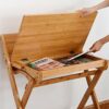 ZXYWW Wooden Computer Desk with Drawers, Folding Compact Study Desk Writing Desk, Computer Workstation Ideal for Home & Office