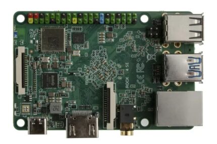 Rock 4 SE - 4GB,Single Board Computer 4GB LPDDR4 RAM Rockchip RK3399-T ARM Cortex-A72 (NS8889316)…