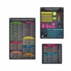 3 PCS Air Fryer Cooking Times Chart UK, Air Fryer Accessories Magnetic Cheat Sheet Set, Cooking Times Temperature Quick Reference Guide, Kitchen