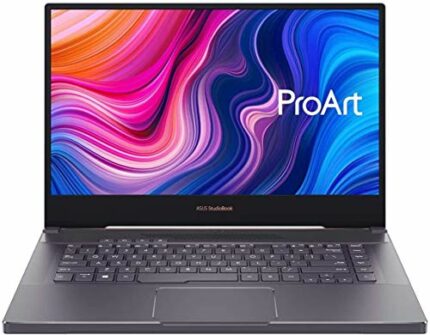 ASUS ProArt StudioBook 15 Mobile Workstation Laptop, 15.6” UHD NanoEdge Bezel, Intel Core i7-9750H, 32GB DDR4, 512G+512GB RAID-0 SSD, NVIDIA GeFo