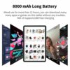 VASOUN 4G Phone Tablet 10.4 inch with 5G WiFi, 2K Screen FHD IPS Android Tablet, 256GB Storage, 16GB(8+8Expand) RAM, 12 NM Octa-Core Tablets Andr
