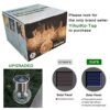 YihuiKo Solar Crackle Globe Hanging Ball Lights - 4 Pack Glass Decorative Garden Lights Waterproof Solar Lanterns for Yard, Patio, Fence, Tree, o