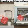 2Pcs Air Fryer Liners, Silicone Air Fryer Liners Square, Air Fryer Liners Silicone, Air Fryer Silicone, 8.5inch Reusable Air Fryer Liners, Non-St
