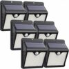 [6 Pack] 150 LED Solar Lights Outdoor iPosible Motion Sensor Security Lights Solar Powered Lights Waterproof 2000mAh Solar Wall Lights Outside fo