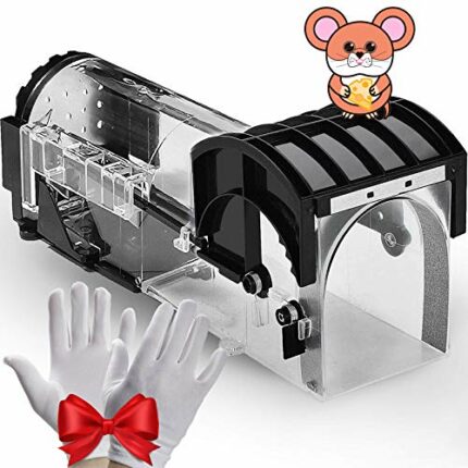 Mouse Trap, Humane Traps for Indoors, Rodent Trap High Sensitive No Kill, Mousetrap Poison Substitute Friendly Kids & Pet, Professional Mice Catc