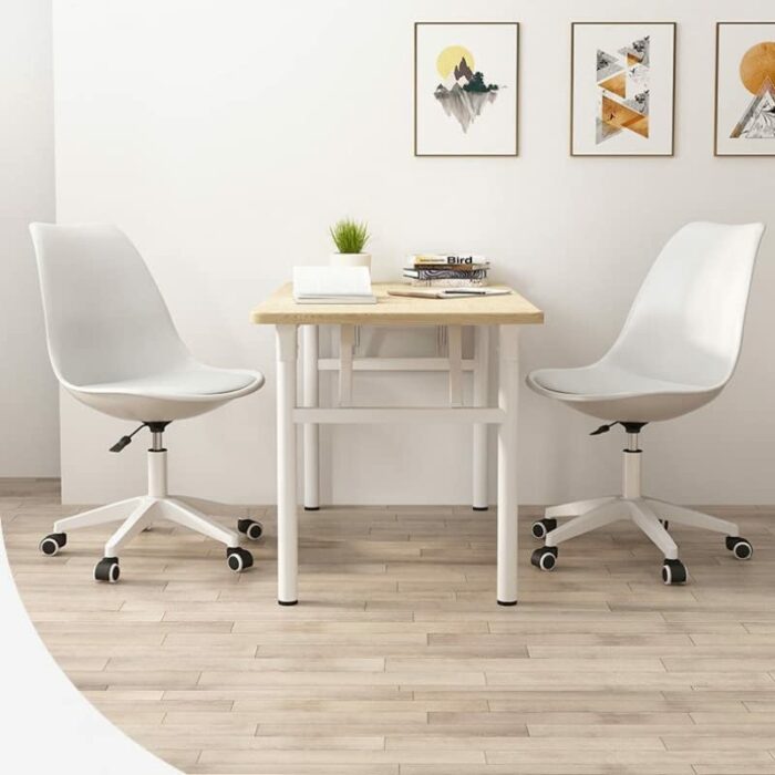DINGZZ Computer Chair Desk Backrest Simple Lifting Leisure Chair Reception Office Stool Comfortable Chair (Color : 3-pack, Size : Talla �nica)