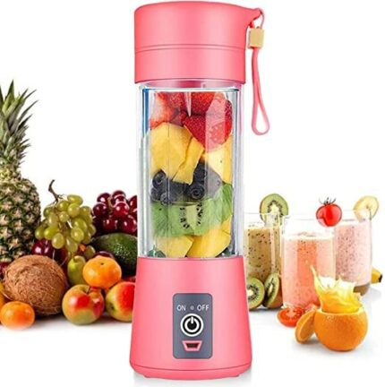 Portable Blender, Mini Blender for Shakes and Smoothies with Rechargeable USB, 380Ml Traveling Portable Fruit Veggie Juicer Cup Blender With 6 Bl