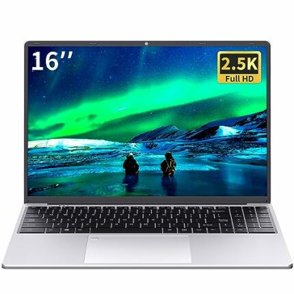 Fsjun【Win 11 Pro/Office 2019 16-inch Laptop with 24GB RAM, 512GB SSD, Celeron N5095 up to 2.9GHz, 2560x1600 FHD IPS Display, Fingerprint Unlock,