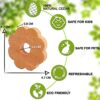 Zidina Moth Repellent for Wardrobes | 30x Rings 100% Natural Cedar Wood Moth Repellent I Best Alternative to Moth Balls | Wardrobe Fresheners and