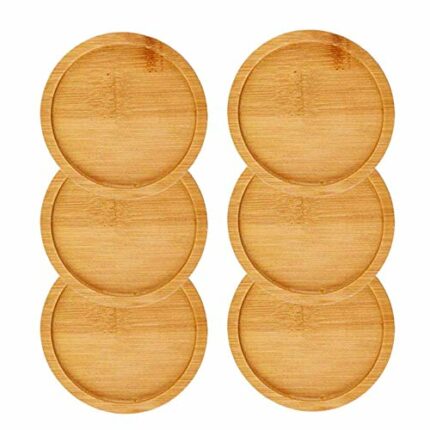6Pcs Plant Flower Pot Drip Trays Plant Saucer Flower Pot Container Planter for Indoor Outdoor Garden