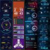8.8 Inch AIDA64 CPU GPU SSD Data Temperature Monitor, CPU Hardware Temperature Monitor External Expansion Display, PC Sensor Panel Display CPU GP