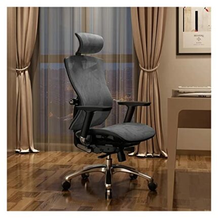 TFIIEXFL Ergonomic Computer Chair Home Waist Engineering Office Chair E-sports Seat Human Design Multi-function Adjustment