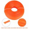Zerodis 3mm String Trimmer Line Nylon Cord Wire Round String Trimmer Line in Spool Grass Trimmer Replacement Mowers Tools(50M)
