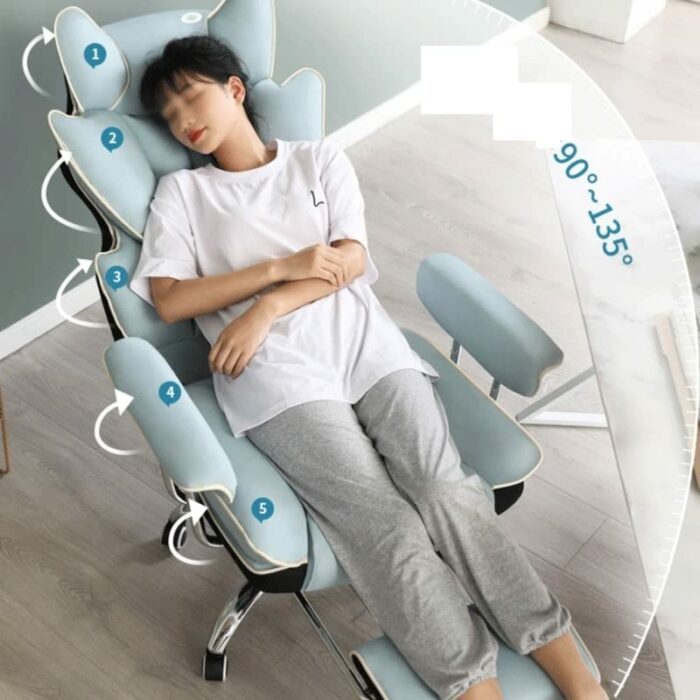 FGHOEV Oversized Comfortable Office Chair Sofa Chair Live Computer Chair Gaming Chair Soft Sofa Reclining Chair