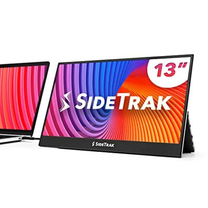 SideTrak Solo Pro 13” Freestanding Portable Monitor for Laptop | 1080 LED .04” Thin Portable Monitor | Kickstand | 10ms Response Time | 60Hz Refr