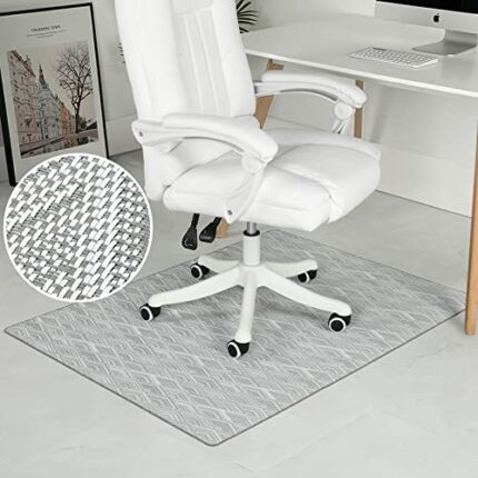 RccugmatS Chair Mat for Hardwood & Tile Floor, 36" x 48" Heavy Duty Office Chair Mat for Rolling Chairs Easy Glide, Anti Slip, Non-Curve, Floor P