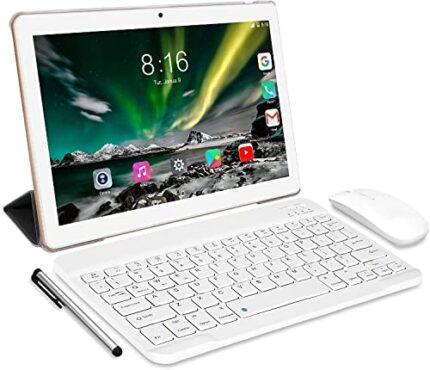 Tablet 10 Inch 8 Core - TOSCIDO Android 10.0,4G LTE Tablets,4GB of RAM and 64 GB Expandable to 128GB,Dual SIM,GPS,WiFi,Bluetooth Keyboard,Mouse,T
