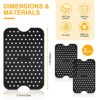 Vicloon Silicone Air Fryer Liners, 2PCS 7.87x 5.31" Square Reusable Silicone Air Fryer Mat, Non-Stick Air Fryer Mats, Easy Clean Air Fryer Access