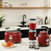 Westinghouse Retro Food Blender - 600 Watt Liquidiser Blender for Kitchen - Smoothie Maker with 1.5 L Glass Jug - Mixer Blender For Milkshake, So