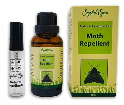 Makes 10+ litres of Moth Repellent Spray. Tried & Trusted Natural Blend. Cedarwood, Peppermint, Lavender, Citronella, Clove, Rosemary & Thyme Ess