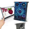 WOWNOVA 7" Computer Sensor Panel LCD Screen PC Temperature Monitor Display Secondary Screen, PC Accessories for PC Case, Compatible with Raspberr