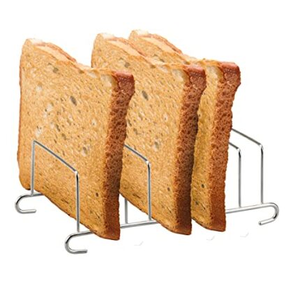 VFM - Air Fryer Wire Toast Rack - Air Fryer Accessory - 15.5cm X 8.5cm X 5.5cm for Oven and Press Cooker, Barbecue, Roasting Oven Air Fryers Oven