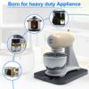 Vidafelic Two-Way Appliance Rolling Tray,8 Wheels Load 110LBS Extra Wide Sliding Tray Accessories for Heavy Duty Stand Mixer Air Fryer Coffee Mak