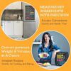3 PCS Air Fryer Cooking Times Chart UK, Air Fryer Accessories Magnetic Cheat Sheet Set, Cooking Times Temperature Quick Reference Guide, Kitchen