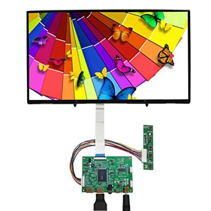 VSDISPLAY 13.3 inch 1920x1080 FHD 400 nits High brightness EDP IPS LCD Screen and 2mini HDMI LCD Controller Board