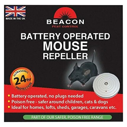 Beacon FA105 Rentokil Battery Operated Mouse Repeller, White