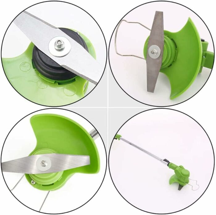 ZJS Brush Cutter Blade Metal Blade，Cordless Grass Strimmers Spare Blade，Garden Grass Strimmers 8 Stainless Steel Blades，For Mowers & Outdoor Powe