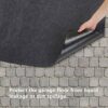 Outdoor Storage Shed Mat，Waterproof and Dustproof Outdoor Carport Mat—Backing Prevents Liquid Penetration，Soft Material, Patio Furniture Mat，Non-