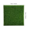 10Pcs 15 x 15cm Artificial Grass, Artificial Garden Grass, Artificial Grass Mat, Garden Micro Grass Turf Rug, Turf Lawn Garden Micro Landscape Or