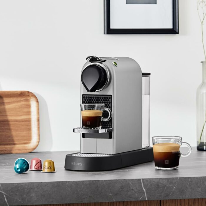 NESPRESSO KRUPS Citiz XN741B40 Pod Coffee Machine-1 liters,Silver