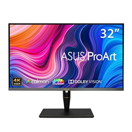 ASUS ProArt PA32UCX-PK 4K HDR IPS Mini LED Monitor - 32”, 1200 nits, 10 bit, Dolby Vision, HLG, 1152 zones, 99% DCI-P3, 99.5% Adobe RGB, 100% sRG