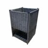 Scott & Rye - 2 Tier Log Store Basket - Woven with Metal Frame. Colour : Grey