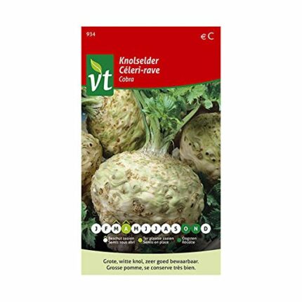 Celery Cobra Seeds - Large Apple with Perfectly White Flesh and Very Good Shelf Life - 1 g - Seeds: 2500