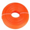 Zerodis 3mm String Trimmer Line Nylon Cord Wire Round String Trimmer Line in Spool Grass Trimmer Replacement Mowers Tools(50M)