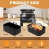 Upgrade Silicone Air Fryer Liners, FEEZOM Larger Airfryer Liners for Ninja Dual Air Fryer Accessories, Reusable Air Fryer Silicone Liner Air Frye
