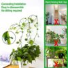 120pcs Self-Adhesive Hook Plant Vine Traction, Plant Climbing Wall Fixture Clips,Climbing Plant Support Clips Vine Plant Climbing Wall Fixer for
