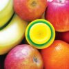 Zero In ZER886 Ready-Baited Fruit Fly Trap. Apple-Shaped, Non-Toxic, Insect Trap to Attract and Trap Fruit Flies, Suitable for Kitchen Counters,