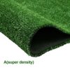 1x1m Artificial Grass Door Mat Astro Turf Grass Fake Lawn Synthetic Artificial Grass Pile Roll Mat Indoor Outdoor Landscape Garden Pet Dog Lawn(A