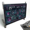 WOWNOVA 7" Computer Sensor Panel LCD Screen PC Temperature Monitor Display Secondary Screen, PC Accessories for PC Case, Compatible with AIDA64,