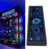 8.8in Computer Temp Monitor, 1920x480 IPS Display Mini Chassis Sub Screen Computer Monitoring Screen, External Expansion Display for RPi for Linu