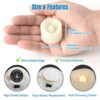 24 PCS LED Flameless Flickering Tea Lights Votive Candle Battery Operated/Electric Flicker LED Tealight Bulk Fake Candles for Halloween Christmas